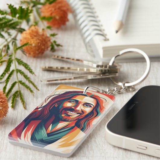 Jesus Sleutelhanger (Voorkant Rechts)