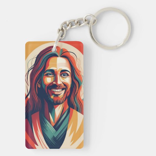 Jesus Sleutelhanger (achterkant)