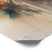 Jesus Smiling Art Poster (Hoek)