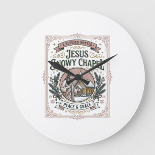 Jesus Sneeuwkapel Jezus Sneeuwkapel Christelijk Ge Grote Klok