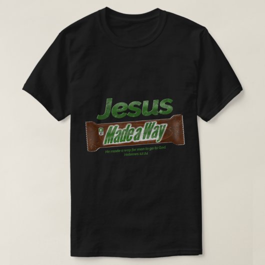 Jesus Snoep Bar Christelijk Gift T-shirt (Design voorkant)