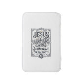 Jesus Soundwave Frequentie Jesus Soundwave Frequen Badmat (Voorkant Verticaal)