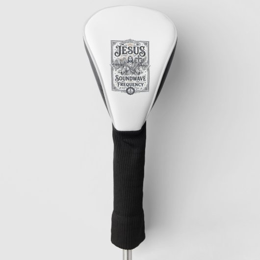 Jesus Soundwave Frequentie Jesus Soundwave Frequen Golfheadcover (Voorkant)