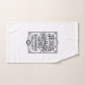 Jesus Soundwave Frequentie Jesus Soundwave Frequen Handdoek (Handdoek)
