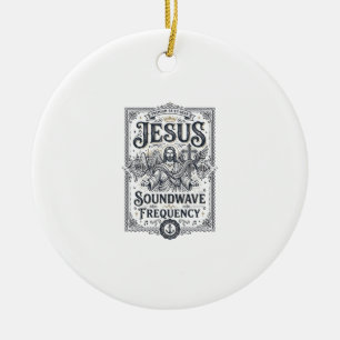Jesus Soundwave Frequentie Jesus Soundwave Frequen Keramisch Ornament