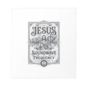 Jesus Soundwave Frequentie Jesus Soundwave Frequen Notitieblok