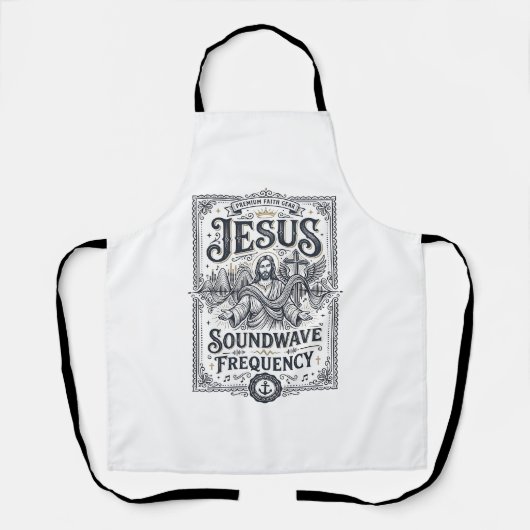 Jesus Soundwave Frequentie Jesus Soundwave Frequen Schort (Voorkant)
