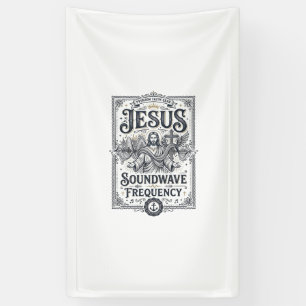 Jesus Soundwave Frequentie Jesus Soundwave Frequen Spandoek