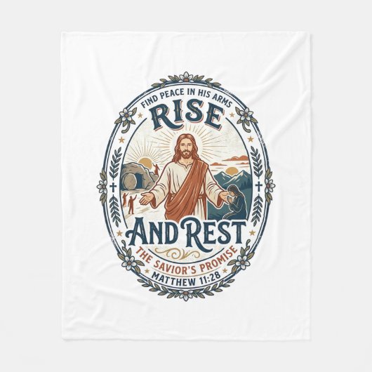 Jesus Sourdough Brood Gemeenschapsshirt Op geloof Fleece Deken (Voorkant)
