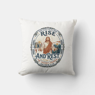 Jesus Sourdough Brood Gemeenschapsshirt Op geloof Kussen