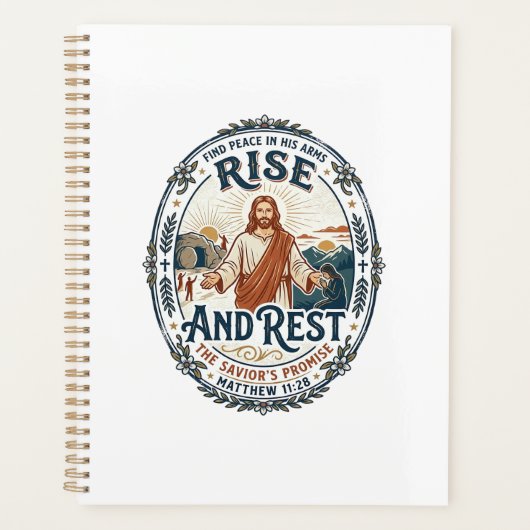 Jesus Sourdough Brood Gemeenschapsshirt Op geloof  Planner (Voorkant)