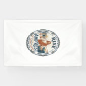 Jesus Sourdough Brood Gemeenschapsshirt Op geloof  Spandoek (Horizontaal)