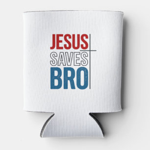 Jesus Spaart Bro Christelijke Typography T-Shirt O Blikjeskoeler