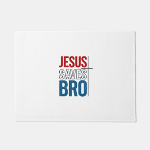 Jesus Spaart Bro Christelijke Typography T-Shirt O Deurmat