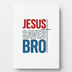 Jesus Spaart Bro Christelijke Typography T-Shirt O Fotoplaat
