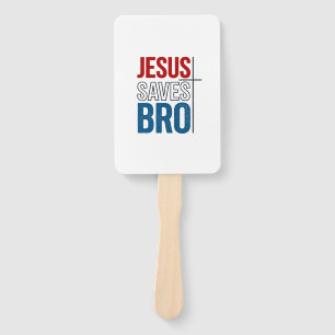 Jesus Spaart Bro Christelijke Typography T-Shirt O Handwaaier
