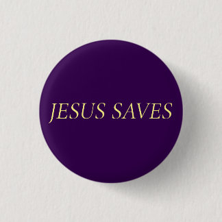 Jesus Spaart Geloofs Citaten op Konings Paars Ronde Button 3,2 Cm
