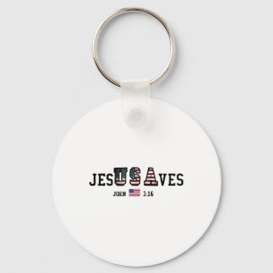 Jesus Spaart Jesusspaart Vs Amerikaanse Vlag Patri Sleutelhanger