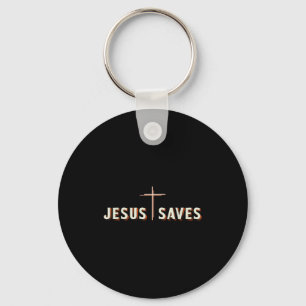 Jesus Spaart Kruis God Christelijke Grafiek Sleutelhanger
