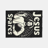 Jesus spaart Mannen vrouwen Kinder tienpins bowlin Fleece Deken (Voorkant (Horizontaal))