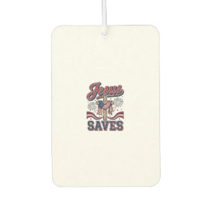 Jesus Spaart Patriottisch Christelijke Vintage T-s Luchtverfrisser