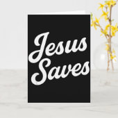 Jesus Spaart Vintage Schrift Kaart (Gele Bloem)