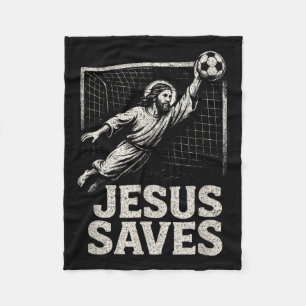 Jesus Spaart - Voetbal Keeper Christelijke Inspira Fleece Deken