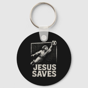 Jesus Spaart - Voetbal Keeper Christelijke Inspira Sleutelhanger