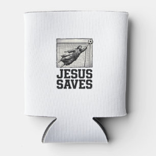 Jesus Spaart Voetbal Keeper Vintage Gravure Shirt_ Blikjeskoeler