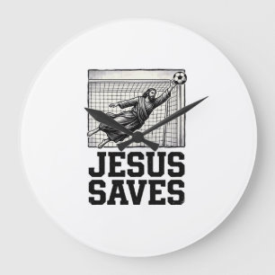 Jesus Spaart Voetbal Keeper Vintage Gravure Shirt_ Grote Klok