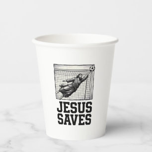 Jesus Spaart Voetbal Keeper Vintage Gravure Shirt_ Papieren Bekers