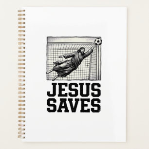 Jesus Spaart Voetbal Keeper Vintage Gravure Shirt_ Planner