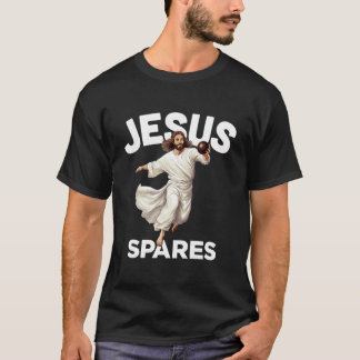 Jesus Spares Grappig Christelijk Christ Gutter Bow T-shirt