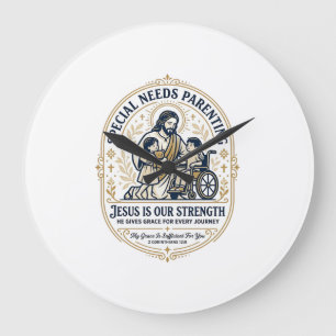 Jesus Special Needs Ouder Shirt Gebaseerd op het G Grote Klok