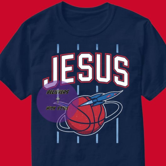 JESUS - Sports Hoops - Christian T-shirt