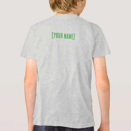 Jesus Squad – Custom Cute Christian Animal Crew Tri-Blend Shirt (Achterkant)