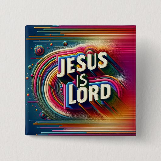 Jesus Square Button (Voorkant)