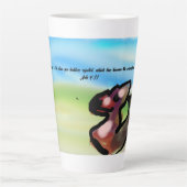 jesus steen latte mok (Voorkant)