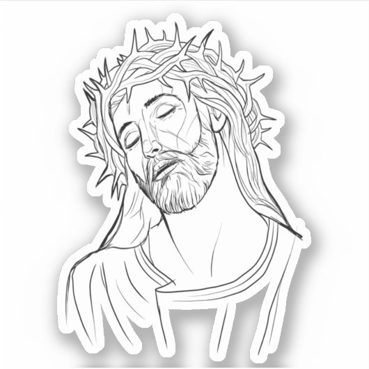 Jesus Sticker (Voorkant)