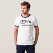Jesus Stole My Sandals T-shirt (Voorkant volledig)