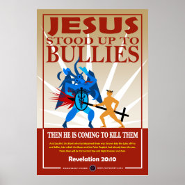 Jesus Stood_Up tegen Bullies Poster