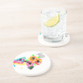 Jesus stronghold zandsteen onderzetter (Zijkant)