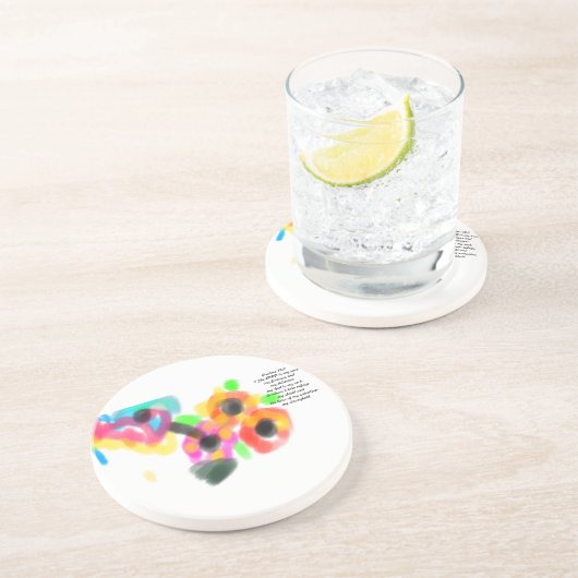 Jesus stronghold zandsteen onderzetter (Zijkant)