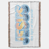 Jesus Sunrise Deken (Voorkant Verticaal)