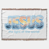Jesus Sunrise Deken (Voorkant)
