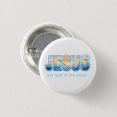 Jesus Sunrise Ronde Button 3,2 Cm (Voorkant /achterkant)