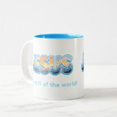 Jesus Sunrise Tweekleurige Koffiemok (Voorkant links)