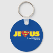 Jesus Superheld Sleutelhanger (Voorkant)