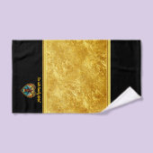 Jesus surft golven van eindeloze hoop (B) Bad Handdoek (Handdoek)