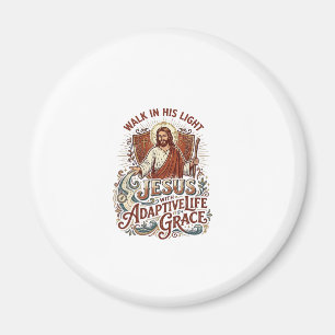 Jesus T-shirt voor stimulans voor mensen met een b Magneet